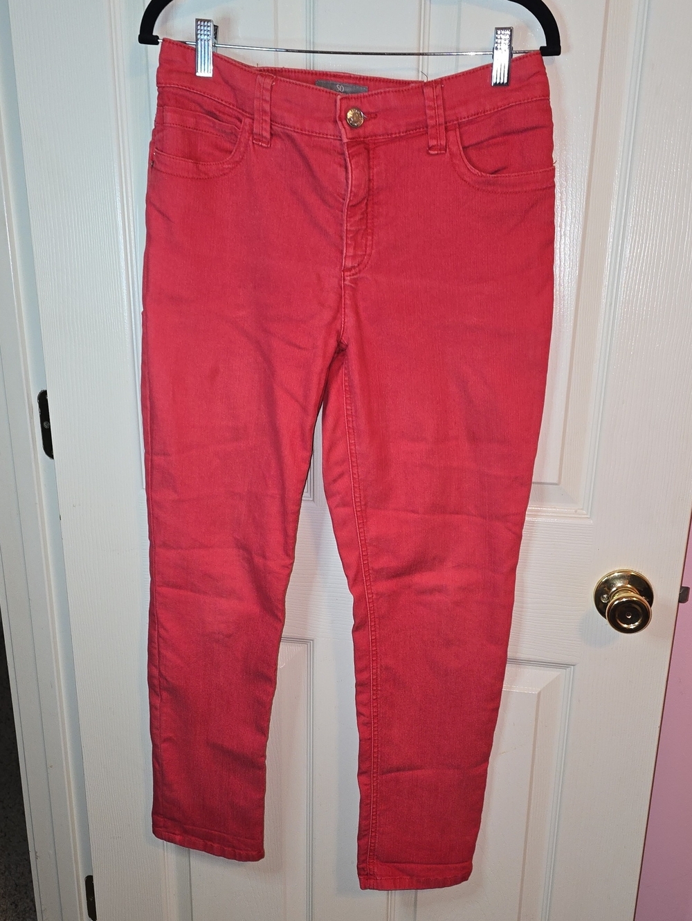 Chico's Coral Pink Skinny Jeans